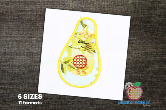 Avocado Applique: A Designer's Take on Fresh Stitching