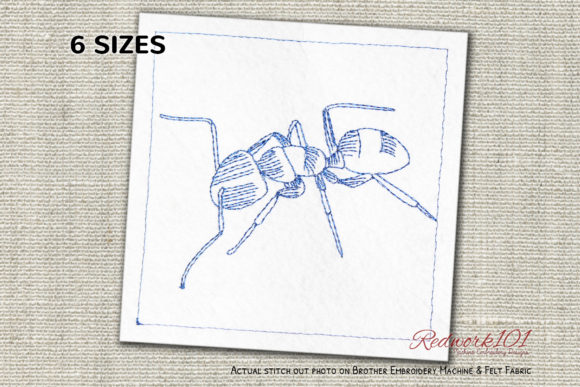 Carpenter Ant Redwork: A Designer's Review for Boutique Sweatshirts