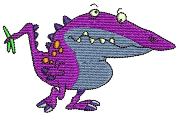 Dino Monster: A Playful Halloween Embroidery Review for Etsy Sellers