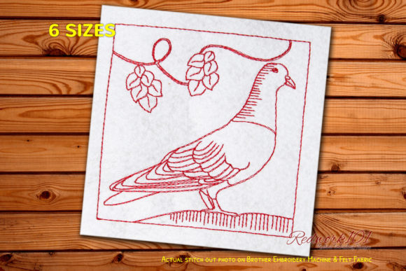 Pigeons and Doves Machine Embroidery Review for Business