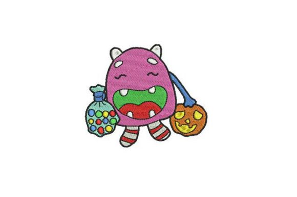Pink Trick or Treat: A Sweet Halloween Embroidery Review