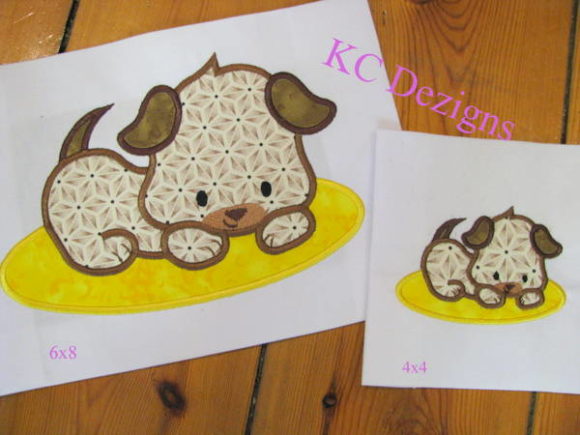 Puppy Lying on Mat Applique: A Holiday Review