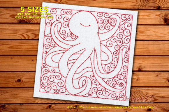 Review: Pattern with Cute Octopus for Boutique Apparel
