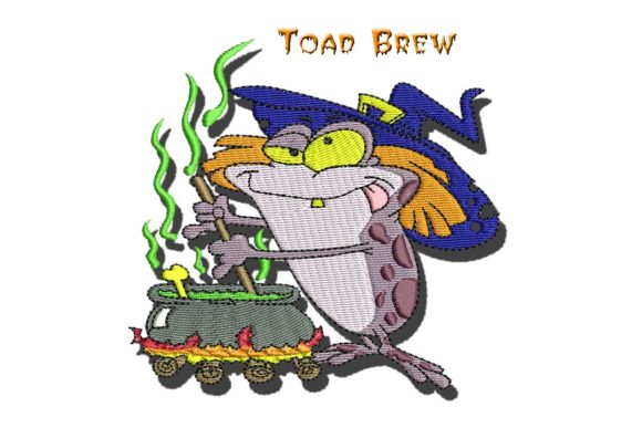 Toad Brew: A Halloween Embroidery Review for Boutique Apparel